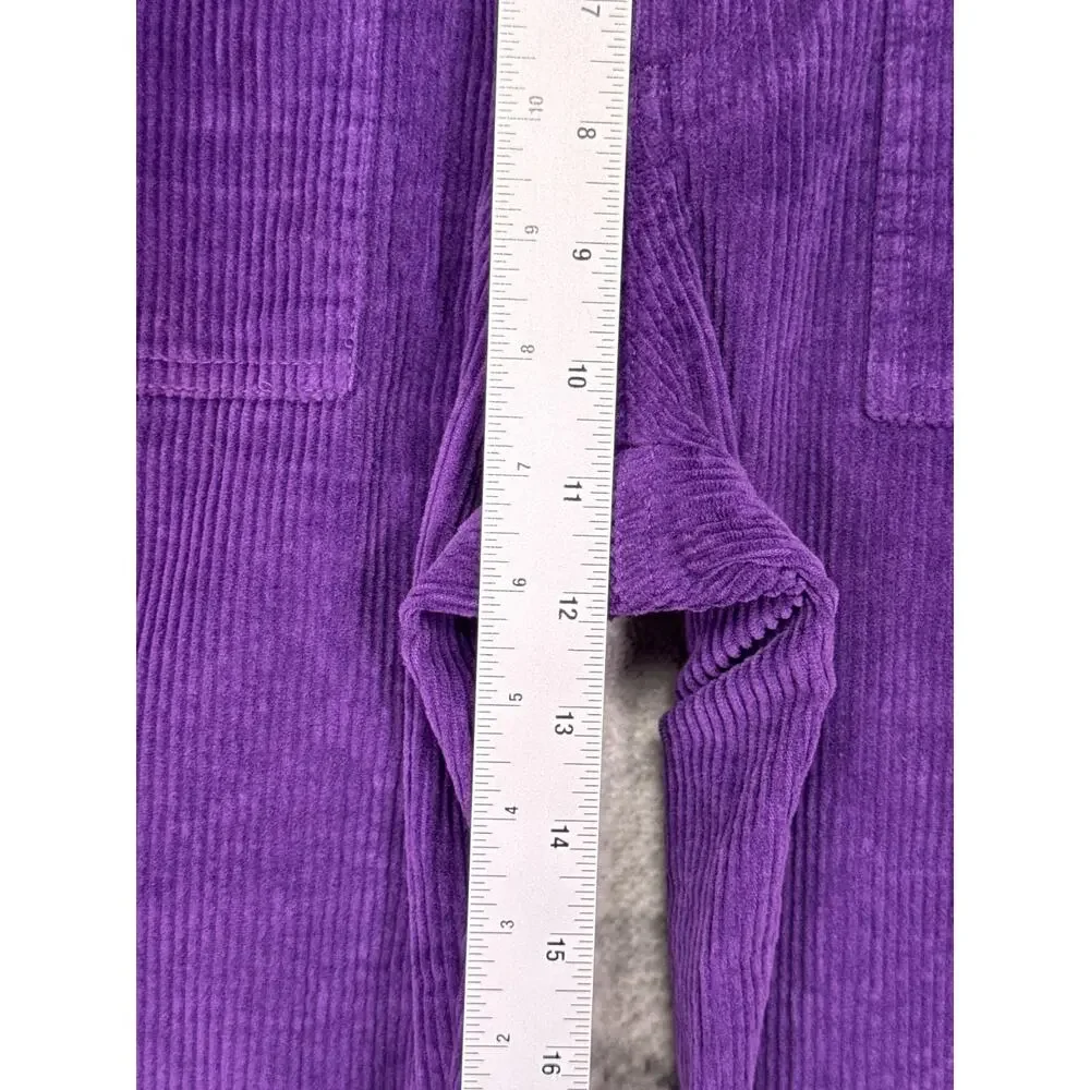 Hammies Bell Bottom Pants 30 Mens Purple Corduroy